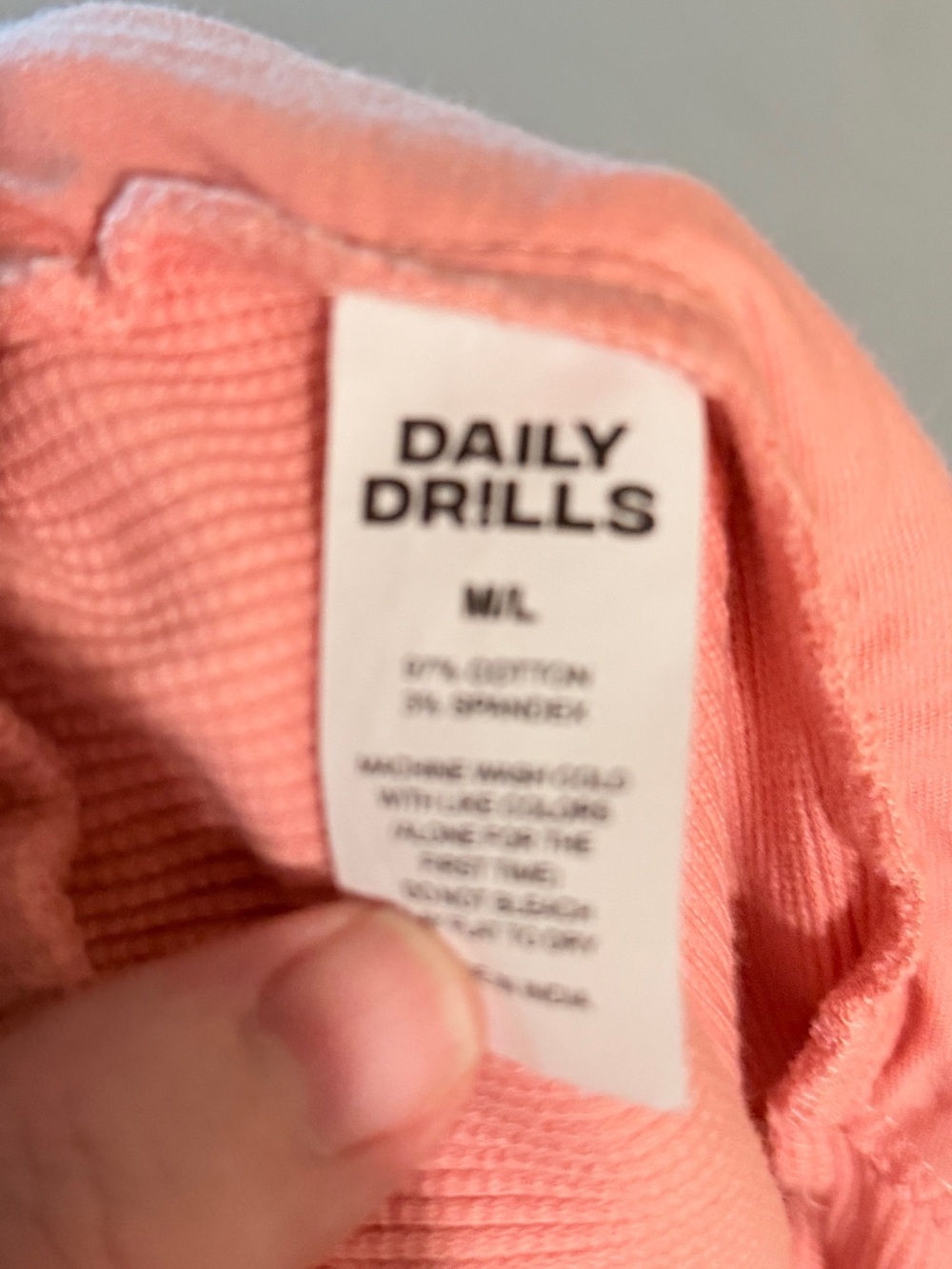 Daily Drills Dusty Rose Lounge Set - Picture 4 of 10
